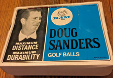1960'S RAM DOUG SANDERS GOLF BALLS-4 SLEEVES (12 GOLF BALLS) MINT IN PACKAGE
