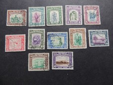 1939 North Borneo Short Set to 50c SG303-314 Fine Used