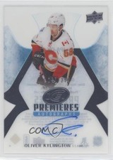 2016-17 Upper Deck Ice Premieres 107/299 Oliver Kylington #IPA-OK Auto 06rp