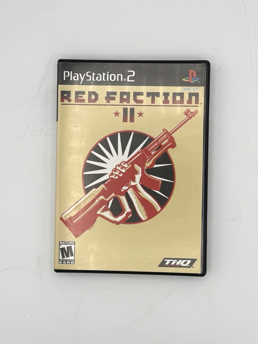 Red Faction II 2 PROMO PRESSE sur Playstation 2 PS2 FR TTBE