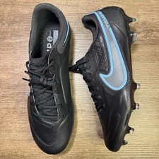 Nike Tiempo Legend 9 Elite FG Black Blue Hero Mens Size 9 CZ8482-004 New