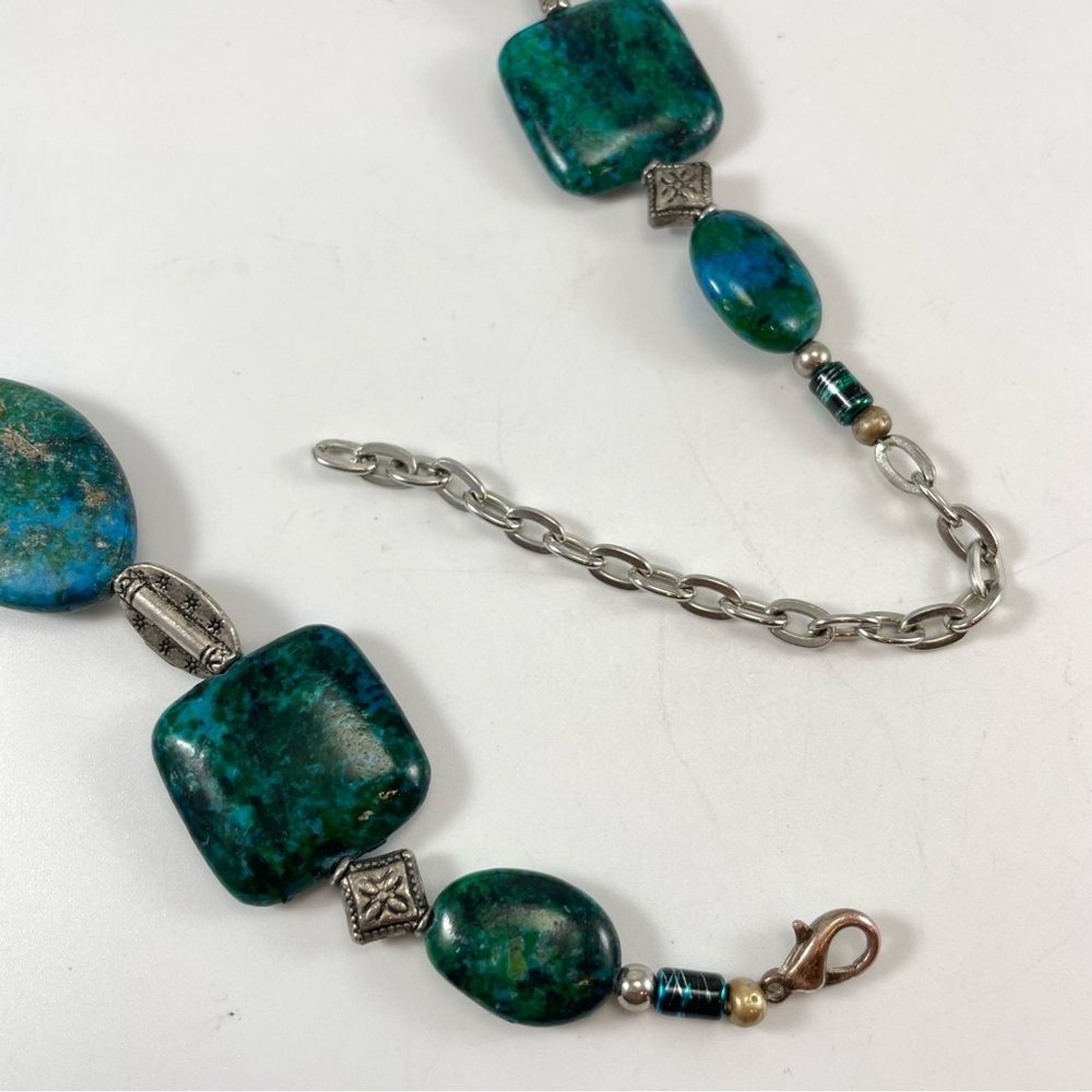 Stunning Unsigned Chrysocolla and Serpentine Gems… - image 5