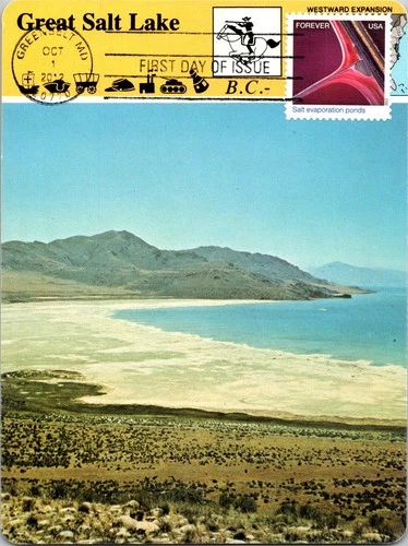 Dr Jim Stamps Maximum Card Salt Evaporation Ponds Forever Fdc