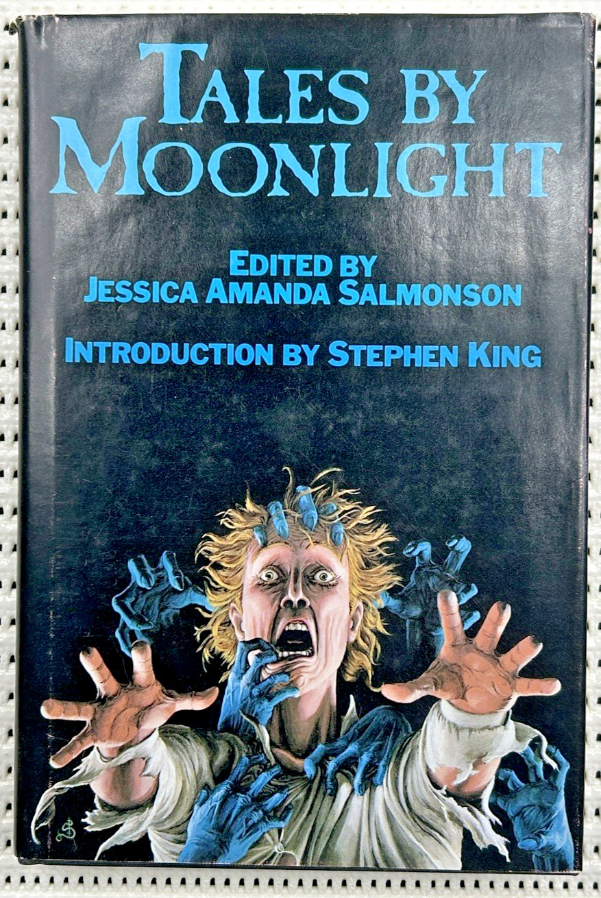 1983 Tales By Moonlight Horror Fiction Hardcover Illustrated 1st Ed. DJ 218p