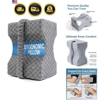 Knee Pillow for Side Sleepers, Leg Pillow for Sciatica, Back, HIPS, Knees, Jo...
