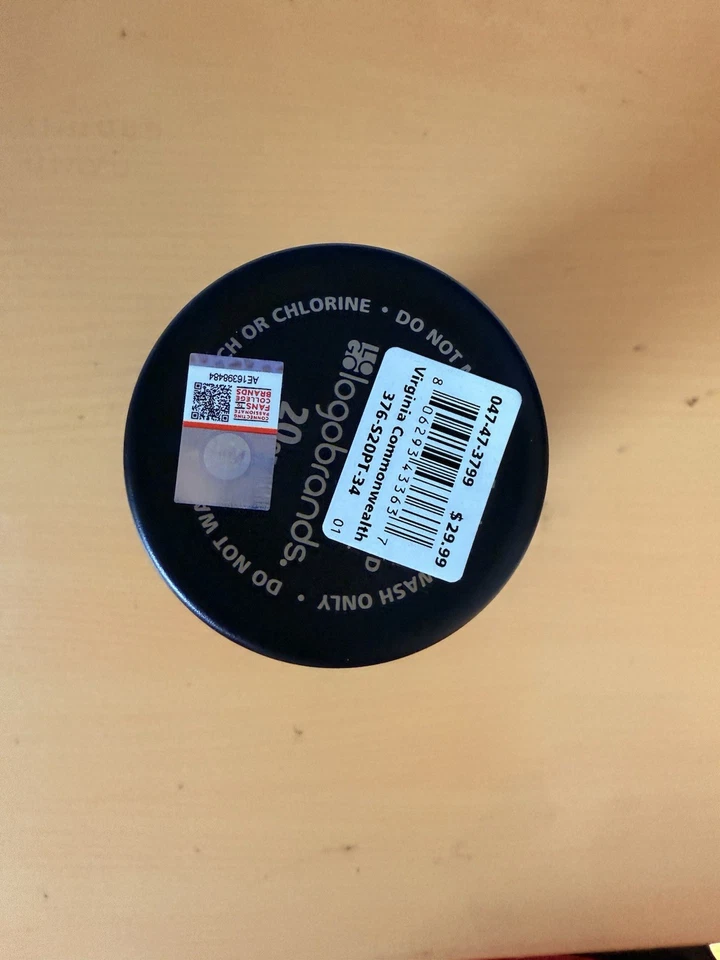 Vaso de viaje de acero inoxidable VCU Rams 20 oz negro con tapa - Virginia Commonwea Foto 3 de 4