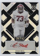 2022 Leaf Metal Draft Black Prismatic /15 Evan Neal #BA-EN1 Auto jg5