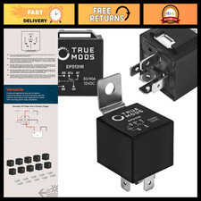 10 Pack 5-Pin 12V SPDT Relay Kit - Bosch Style, 30/40 Amp, Automotive Accessorie