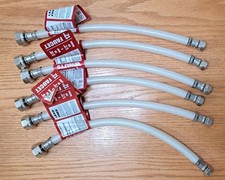 6 - 12" LENGTH 3/8" LEAD FREE FAUCET/ WATER SUPPLY CONNECTOR HOSE LFLC12-68C