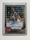 2025 Bowman Chrome Ron Holland II Gold Geometric Auto /50 Pistons