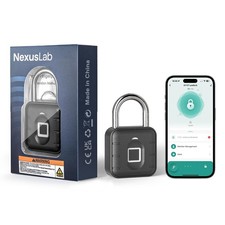 Smart Fingerprint Padlock, Locker Lock, Gym Lock with TUYA App Control, IP67 ...