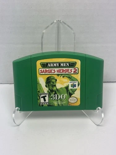 New ListingArmy Men Sarge’s Heroes 2 (Nintendo 64) N64 | Tested, Authentic, Cartridge Only