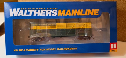 Chicago North Western Railroad 40' vagón de madera 14382 Walthers 910-41510 HO | Condition: New