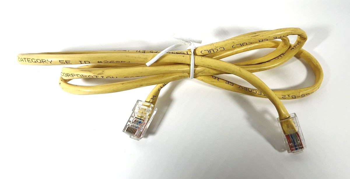 RJ45 Patch Cable (E164469-F5) - Yellow | eBay
