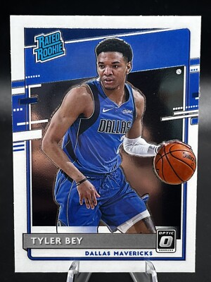 2020-21 Panini Donruss Optic Tyler Bey RC #186 Rated Rookie Base DAL Mavericks