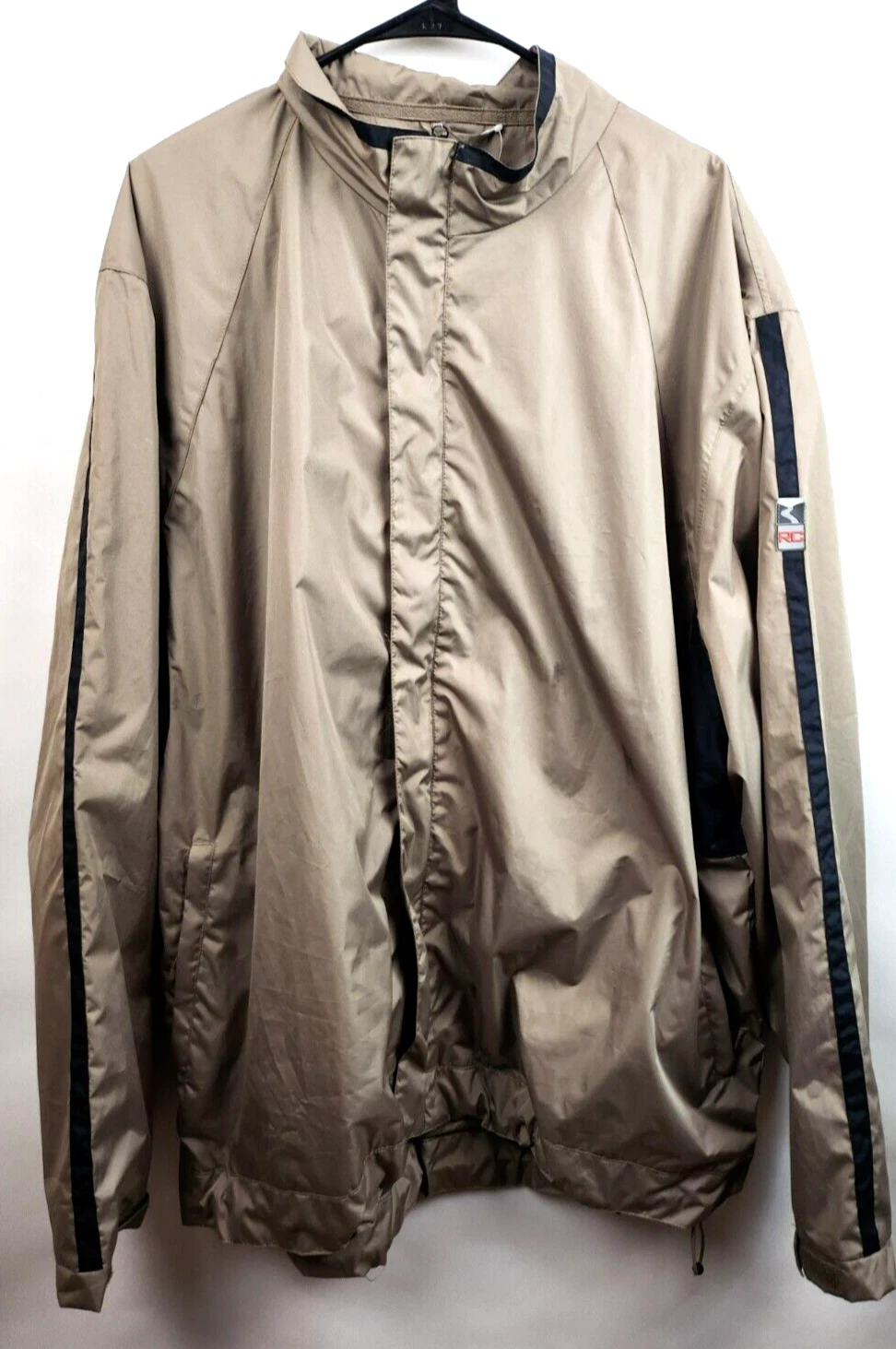 RC Raes Creek Mens Windbreaker Jacket 3XL Brown Waterproof Lightweight NEW