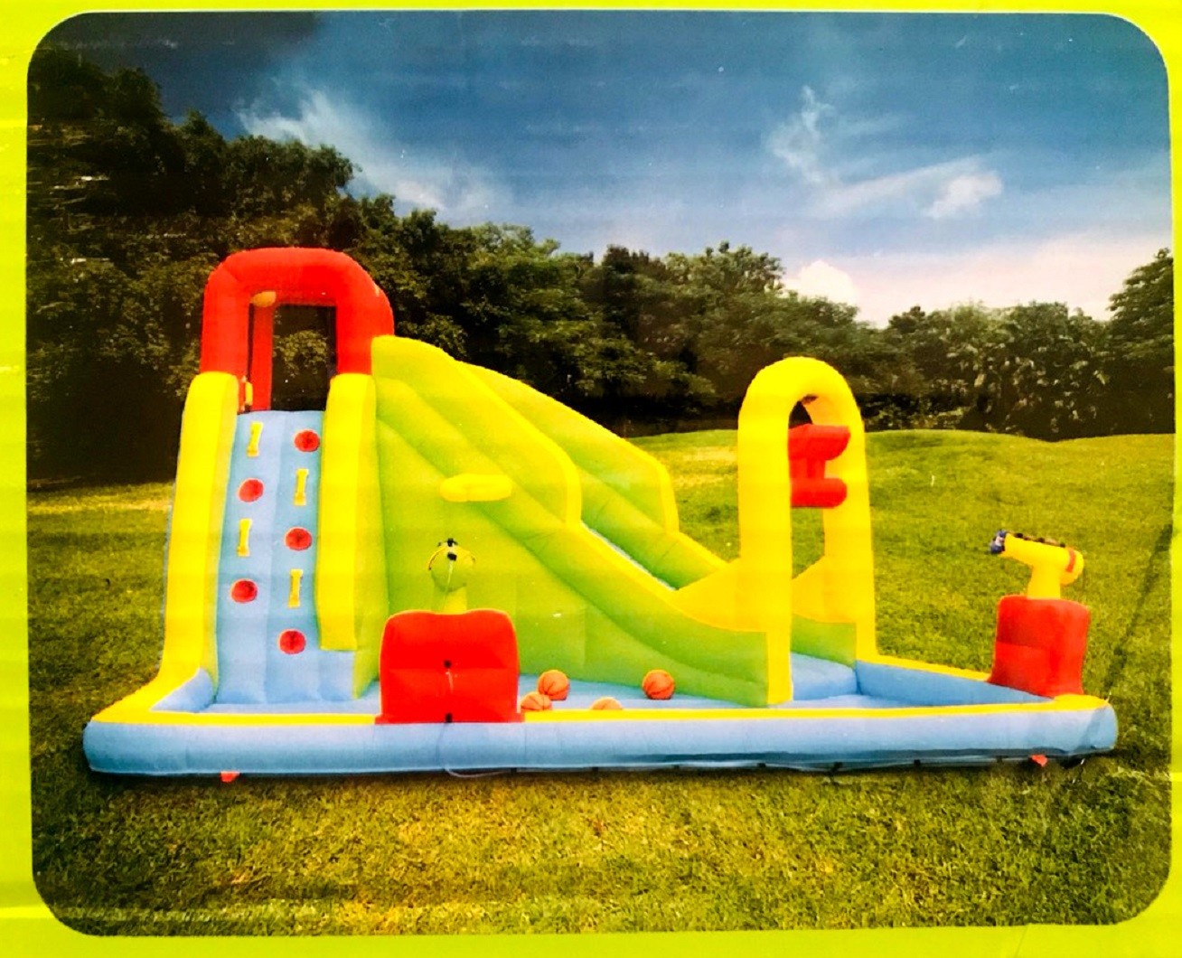 inflatable water slide aldi