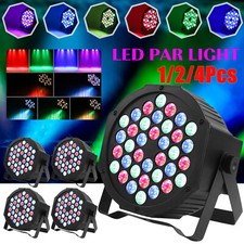 108W 36LED RGB Par Lights DMX Wireless DJ Disco Party Stage Effect Lighting