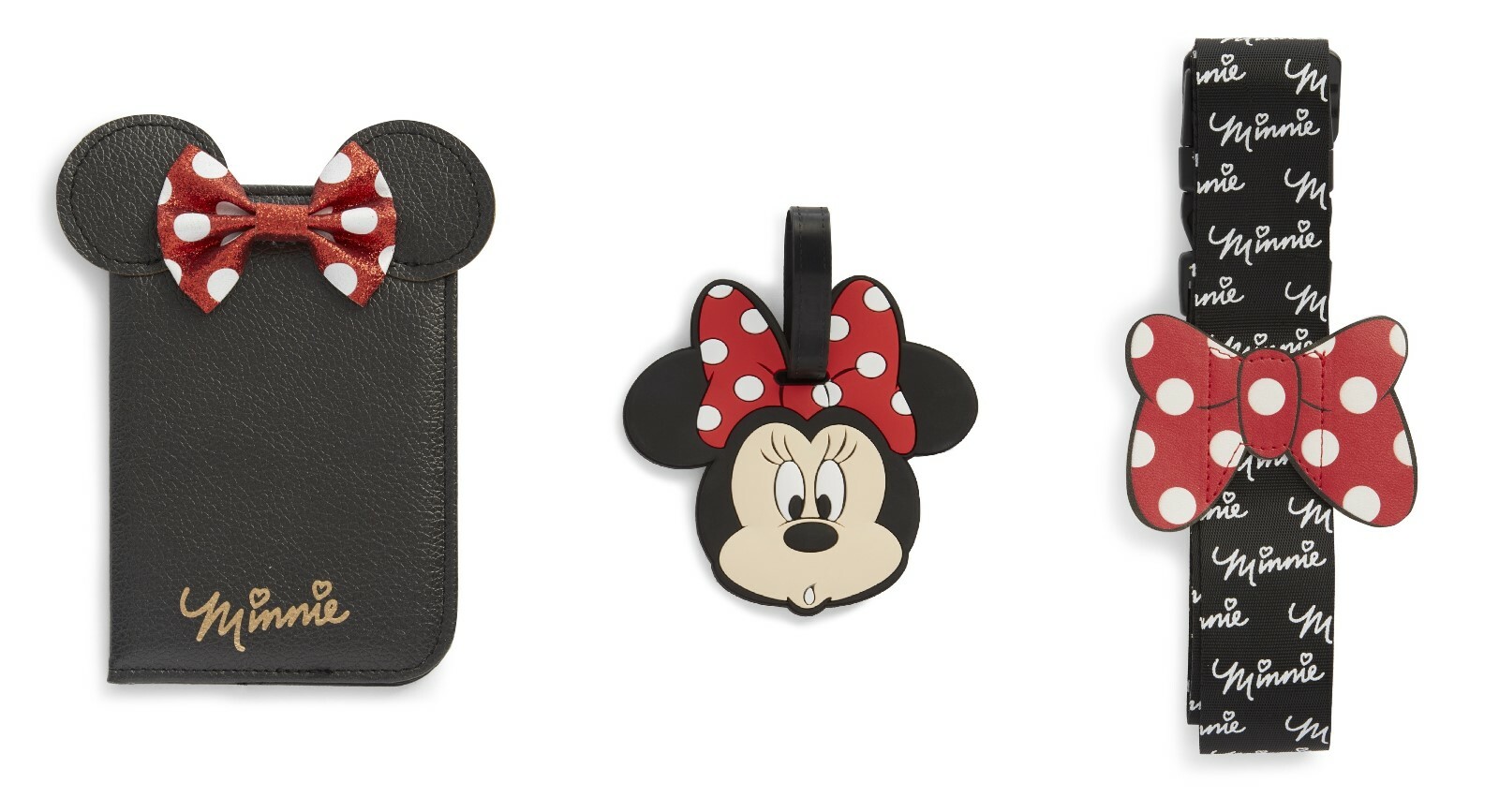 Primark Disney Minnie Mouse Passport Holder Cover Luggage Tag Travel Phone Case eBay