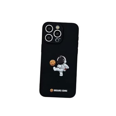 for Cute Case, Cool Cartoon Astronaut Space Moon iPhone 16 Pro Max Planet