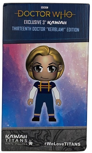 Doctor Who Titan Kawaii 3"Thirteenth Dr Kerblam Edition 2019 NYCC Exc NEW Titans - Picture 5 of 7