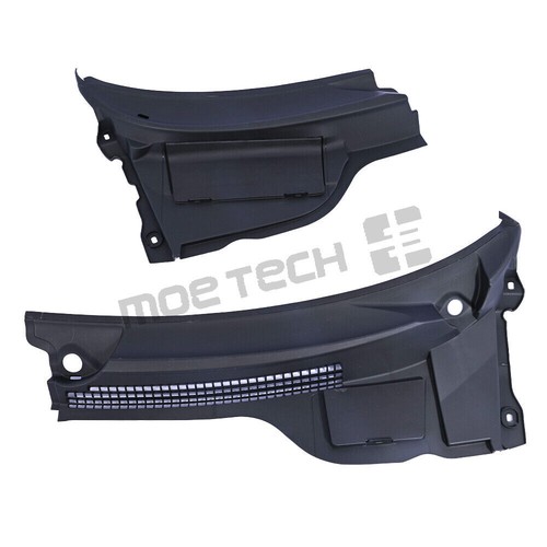Juego para Mini Cooper R57 R56 R55 2007-15 limpiaparabrisas ventilación capó cubierta rejilla - Imagen 12 de 13