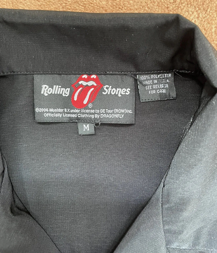 Rolling Stones Shirt By Dragonfly Size M - Picture 3 of 4