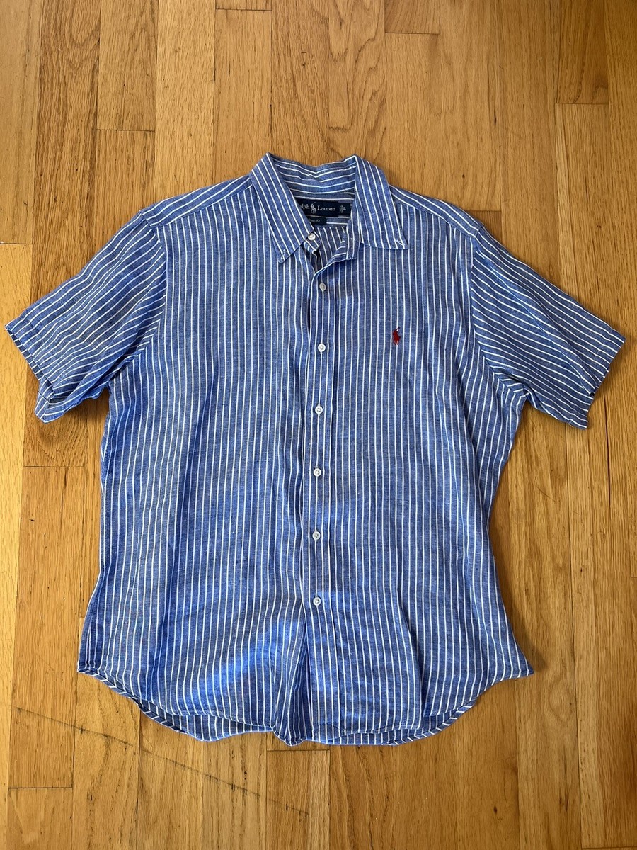 Ralph Lauren Shirt Men’s Linen Size Large