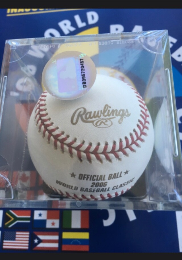 【新品未開封】Rawlings 2006年 WBC公式ボール ケース付き 2006 WBC World Baseball Classic Rawlings Official Ball In