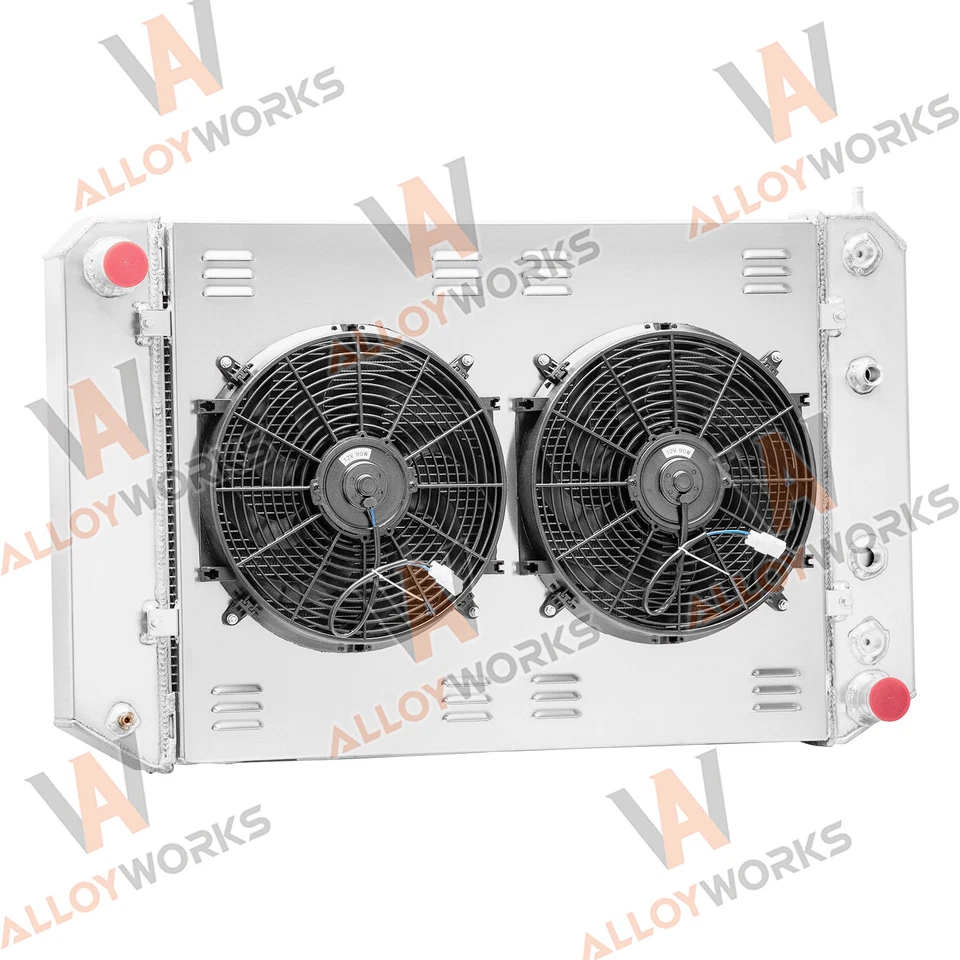 3 Row Radiator Shroud Fan For 1991-2002 Chevy C60 C7500 Kodiak GMC C6500 Topkick - Image 2 of 4