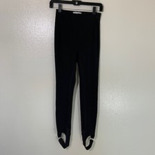 Babaton Black Stretch Ankle Detail Pull On Pants Size 4
