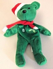 Cal Ripken Jr. Christmas Bear beanbag plush Bamm Beanos 8