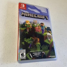 CASE ONLY NO GAME: Minecraft Nintendo Switch Replacement Resell Box Mario Mash