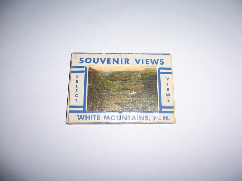 Vintage Souvenir 16 Views of White Mountains, New Hampshire