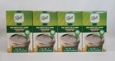 48 BALL Canning Lids & Rings Bands, Wide Mouth, BPA Free, Made in USA, 4 Boxes