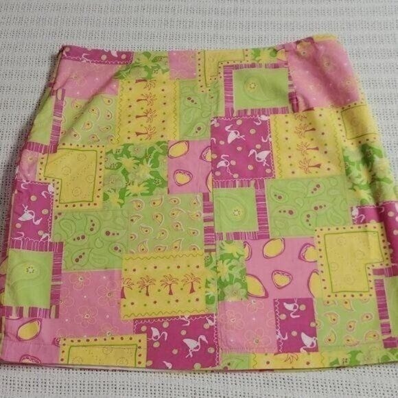 Cotton Connection Colorful Lined Patchwork Cotton… - image 4