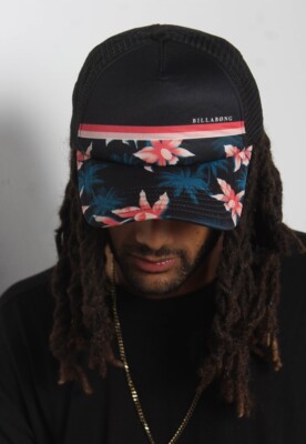 Vintage Billabong Trucker Mütze Cap schwarz - D8
