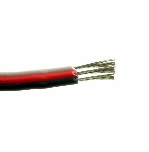 PVC 3-Wege Servodraht Kabel 20 22 26 28 32 AWG flach oder verdreht JR Hitec Futaba - Bild 16 von 17