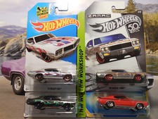 Hot Wheels '70 Buick GSX Lot 4 NEW MODELS WORKSHOP HEAT FLEET ZAMAC 50TH EXCLUSI