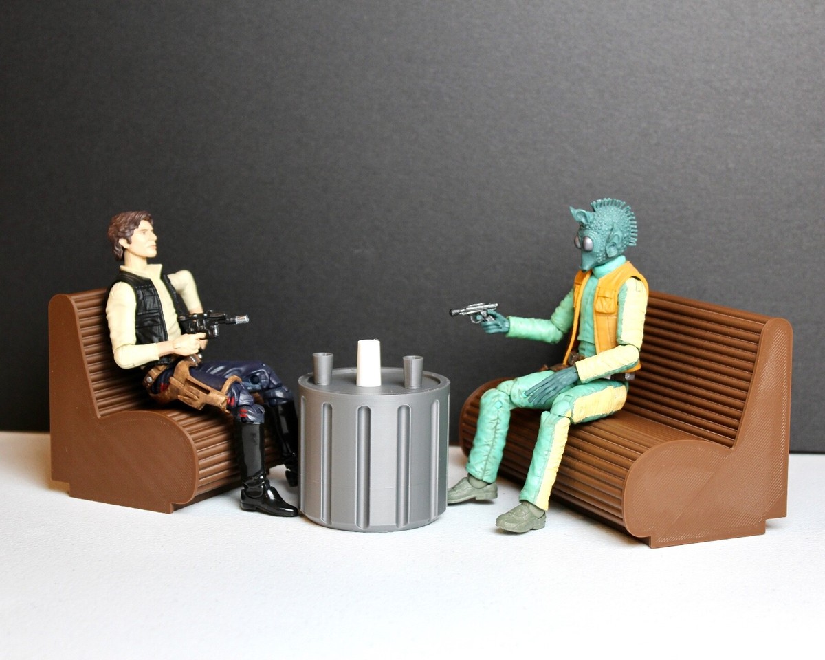 Mos Eisley Cantina Set for Star Wars The Black Series 6 In 1/12