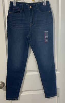 No Boundaries Juniors' High Rise Skinny Jeans Medium Wash Five Pockets Sz 9 NWT