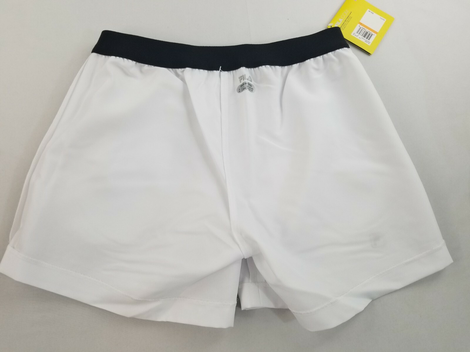 Fila Donna Heritage Tennis Shorts TW163RF1 Wicking Stretch Bianchi Taglia S $50