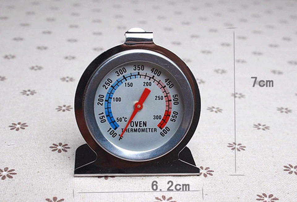 Oven Thermometer Stainless Steel Classic Stand Up Food Meat Temperature Gauge5-1 - Image 3 of 4