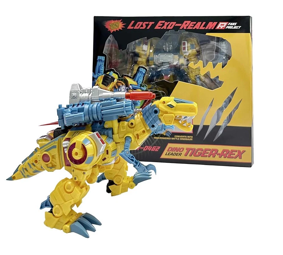 FansProject FPJ LER-04 LER04 Grimlock Dinosaur G2 Action Figure toy in stock - Image 2 of 4