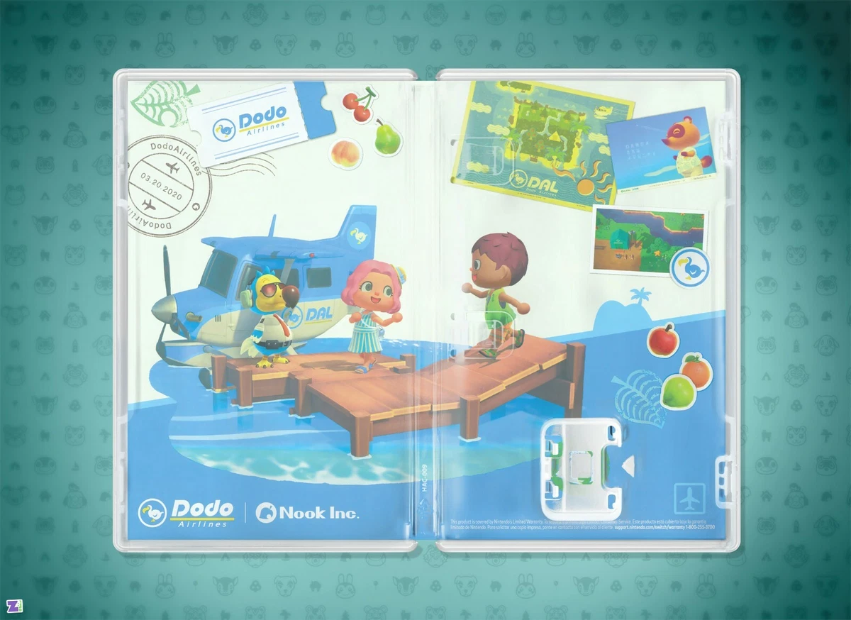 Animal Crossing New Horizons: Replacement Cover Art Insert & Case