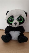 Ty Glubschi: Panda Bamboo (14 cm, 2013, Stofftier, Schwarz Wei&szlig;, Kuscheltier)
