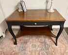 Vintage Tiger Oak Writing Desk or Entry Table