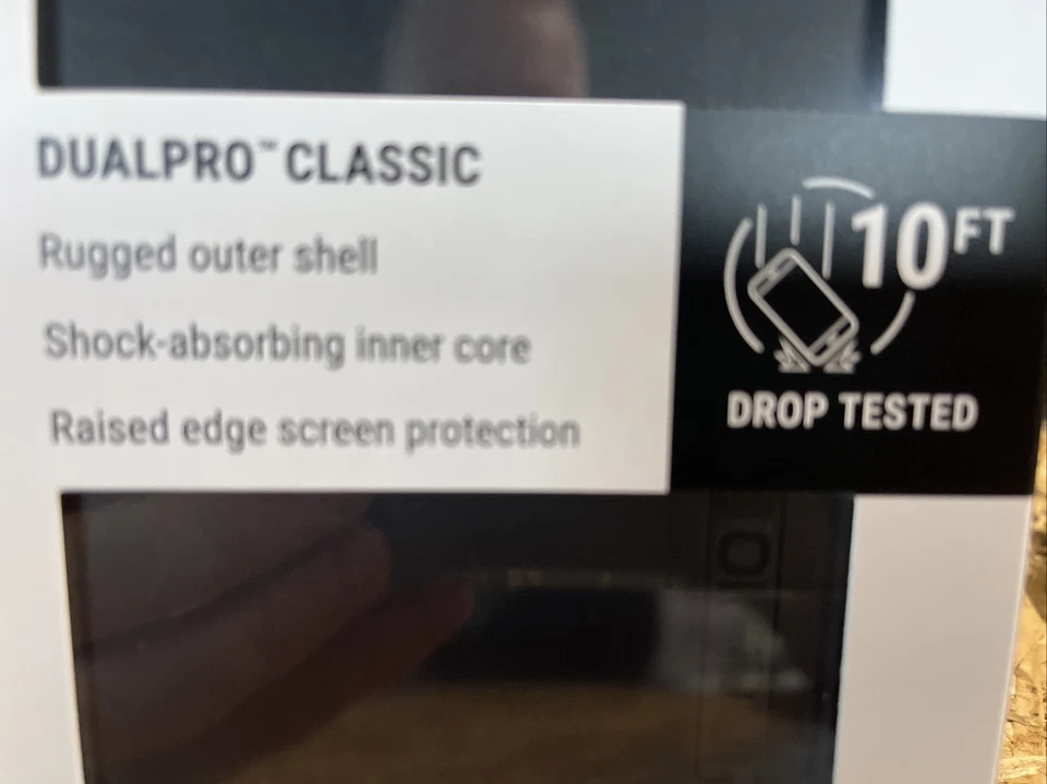 Funda de teléfono INCIPIO DualPro clásica de doble capa para iPhone 8+, 7+, 6s/6+ NEGRA nueva Foto 2 de 4