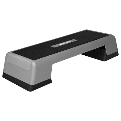 GORILLA SPORTS  Stepper Aerobic Steppbrett Höhenverstellbar Fitness Step Bench