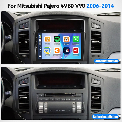 Car Play Car Stereo For Mitsubishi Pajero 2006-14 Android 14 GPS Navi Head Unit - Picture 2 of 18